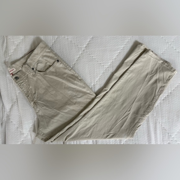Lucky Brand 410 Athletic Straight Khaki Pants Men’s 38x30 Stretch Beige - Picture 11 of 14